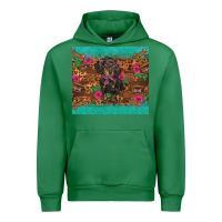 Emerald dachshund Urban Hoodie - BarkalooDesign