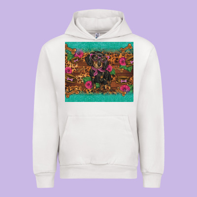 Dachshund Urban Hoodie Designed By Barkaloodesign