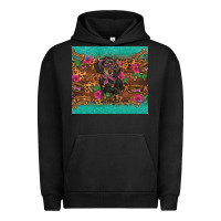 Pigment Black dachshund Urban Hoodie - BarkalooDesign