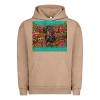 Pigment Burro dachshund Urban Hoodie - BarkalooDesign