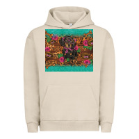 Pigment French Oak dachshund Urban Hoodie - BarkalooDesign