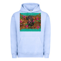 Pigment Grape Ice dachshund Urban Hoodie - BarkalooDesign