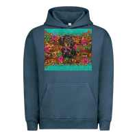 Pigment Midnight Navy dachshund Urban Hoodie - BarkalooDesign