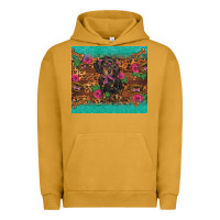 Pigment Peanut Butter dachshund Urban Hoodie - BarkalooDesign