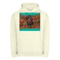Pigment Pistachio dachshund Urban Hoodie - BarkalooDesign