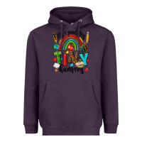 Plum it s a good day tiny humans Heavyweight Hoodie - texasbilliewilder