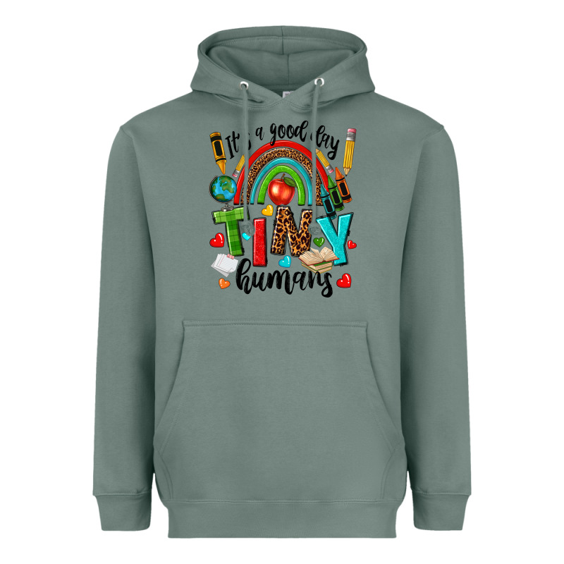 It S A Good Day Tiny Humans Heavyweight Hoodie by texasbilliewilder | Teevron