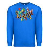True Royal social worker Premium Sweatshirt - Zillion Design Studio