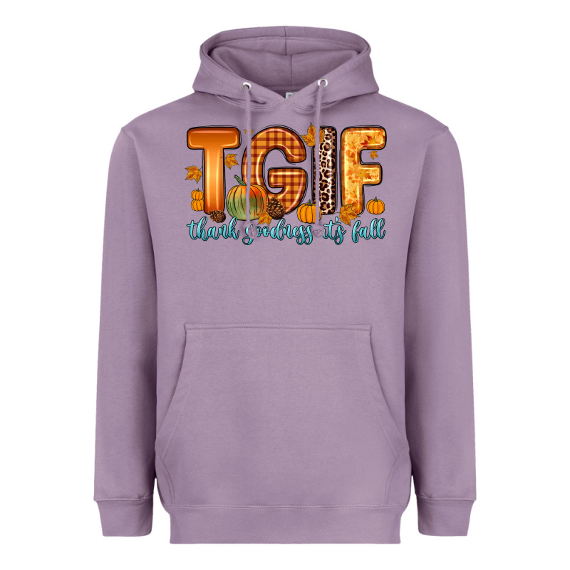 Tgif Thank Goodness It S Fall Heavyweight Hoodie by Zillion Design Studio | Teevron