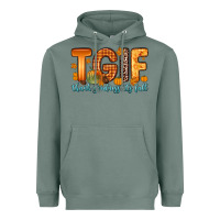 Sage tgif thank goodness it s fall Heavyweight Hoodie - Zillion Design Studio