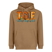 Toasted Coconut tgif thank goodness it s fall Heavyweight Hoodie - Zillion Design Studio