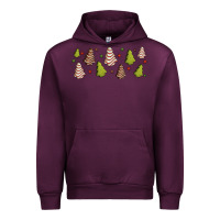 Mauve Wine Christmas cakes Urban Hoodie - Jasminsmagicworld