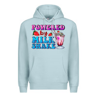 Blue Mist powered by milkshake Premium Hoodie - AdoDesignShop