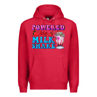 Cardinal powered by milkshake Premium Hoodie - AdoDesignShop