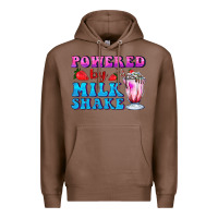 Chestnut powered by milkshake Premium Hoodie - AdoDesignShop