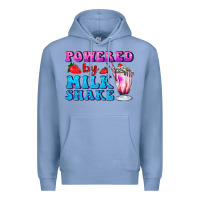 Colony Blue powered by milkshake Premium Hoodie - AdoDesignShop