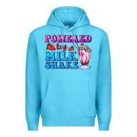 Ocean Blue powered by milkshake Premium Hoodie - AdoDesignShop
