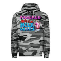 Slate Camo powered by milkshake Premium Hoodie - AdoDesignShop
