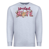 Heather Grey spoiled wife Premium Sweatshirt - Zillion Design Studio