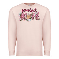 Pale Pink spoiled wife Premium Sweatshirt - Zillion Design Studio