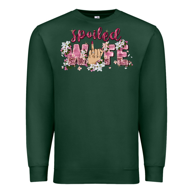 Spoiled Wife Premium Sweatshirt by Zillion Design Studio | Teevron