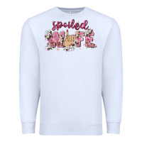 White spoiled wife Premium Sweatshirt - Zillion Design Studio
