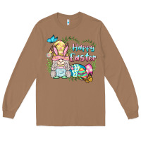 Toasted Coconut happy easter bunny gnome Long Sleeve Tee - BarkalooDesign