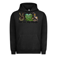 Pigment Black Leopard Peace Love Baby Chimpanzee Urban Hoodie - LillyAllenDesigns