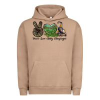 Pigment Burro Leopard Peace Love Baby Chimpanzee Urban Hoodie - LillyAllenDesigns