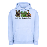 Pigment Grape Ice Leopard Peace Love Baby Chimpanzee Urban Hoodie - LillyAllenDesigns