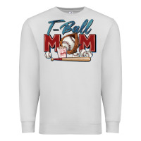 Dove Grey t ball mom Premium Sweatshirt - Zillion Design Studio