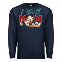 Navy t ball mom Premium Sweatshirt - Zillion Design Studio