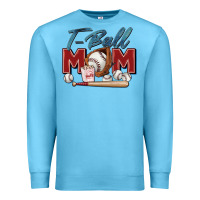 Ocean Blue t ball mom Premium Sweatshirt - Zillion Design Studio