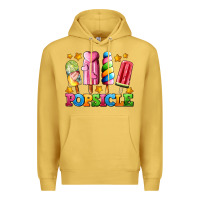 Antique Gold popsicle with stars Premium Hoodie - AdoDesignShop