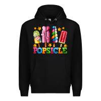 Black popsicle with stars Premium Hoodie - AdoDesignShop