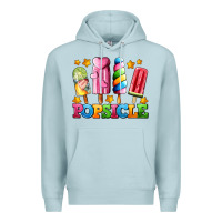 Blue Mist popsicle with stars Premium Hoodie - AdoDesignShop