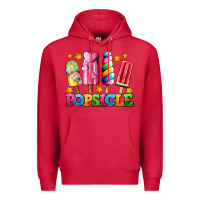 Cardinal popsicle with stars Premium Hoodie - AdoDesignShop