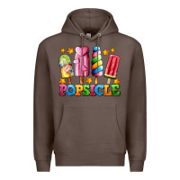 Coffee popsicle with stars Premium Hoodie - AdoDesignShop