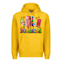 Lemon popsicle with stars Premium Hoodie - AdoDesignShop