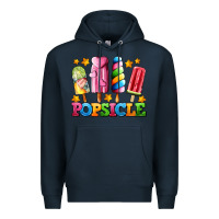 Navy popsicle with stars Premium Hoodie - AdoDesignShop