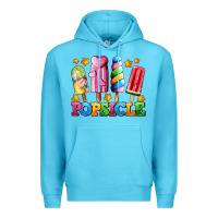 Ocean Blue popsicle with stars Premium Hoodie - AdoDesignShop