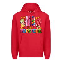 Red popsicle with stars Premium Hoodie - AdoDesignShop