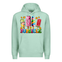 Seafoam popsicle with stars Premium Hoodie - AdoDesignShop