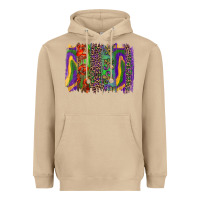 Mushroom mardi gras brushstroke Heavyweight Hoodie - RanaPortraitStore