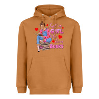 Meerkat just a girl who loves books Heavyweight Hoodie - texasbilliewilder