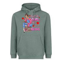 Sage just a girl who loves books Heavyweight Hoodie - texasbilliewilder