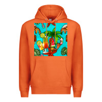 Carrot summer drinks and ice cream Premium Hoodie - BundleAndBundleShop