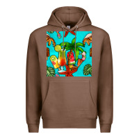 Chestnut summer drinks and ice cream Premium Hoodie - BundleAndBundleShop