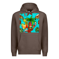 Coffee summer drinks and ice cream Premium Hoodie - BundleAndBundleShop