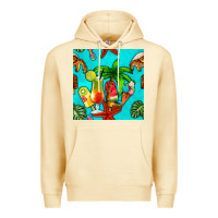 Pina Colada summer drinks and ice cream Premium Hoodie - BundleAndBundleShop